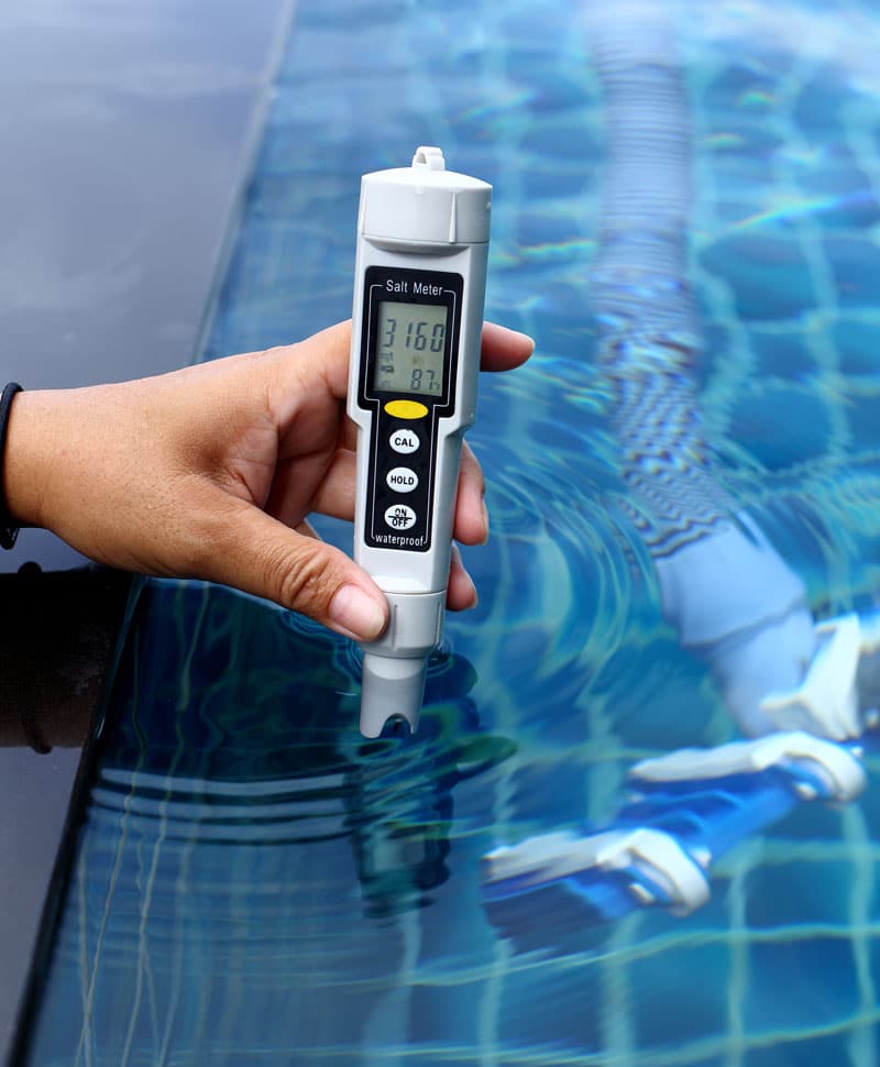 Swimming pool water control sensor
